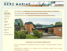 Tablet Screenshot of pfarrei-herz-mariae.de